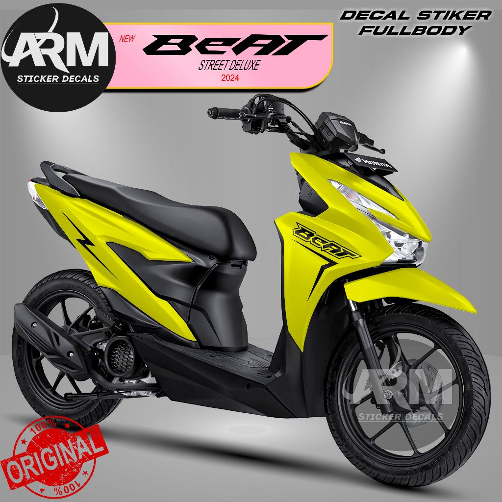 TERBARU Stiker Decal Motor Beat Deluxe Street 2024 Full Body Keren