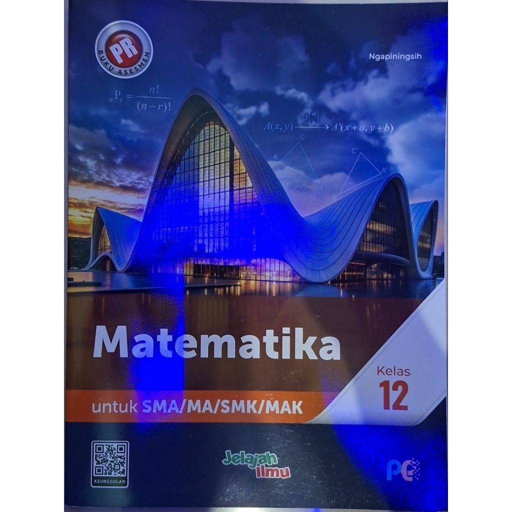 Buku kurikulum merdeka PR/LKS interaktif matematika wajib kelas XII,12 intan pariwara tahun 2024