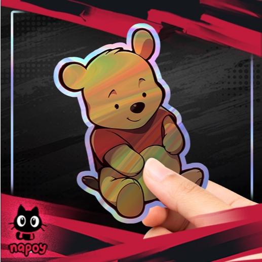 

Stiker Hologram Winnie The Pooh