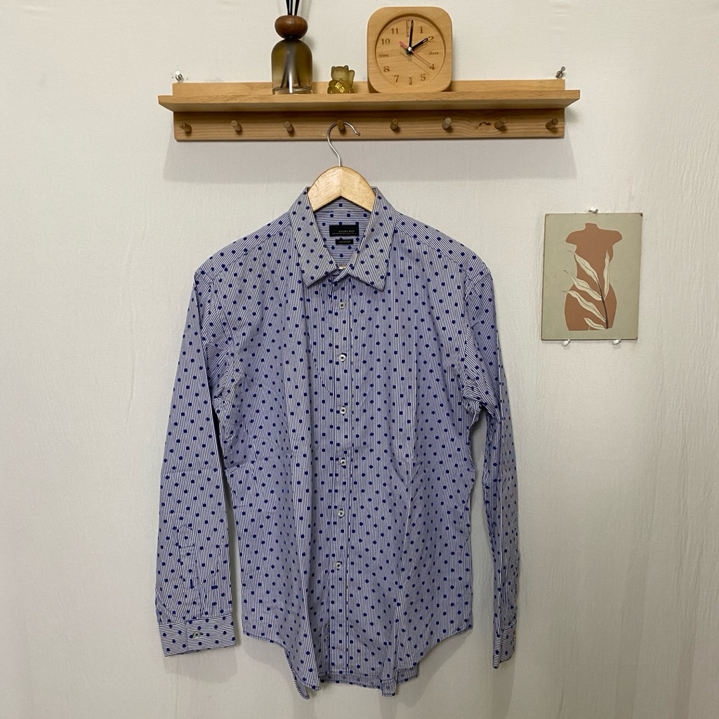 kemeja panjang pria By ZARA MAN original size XL