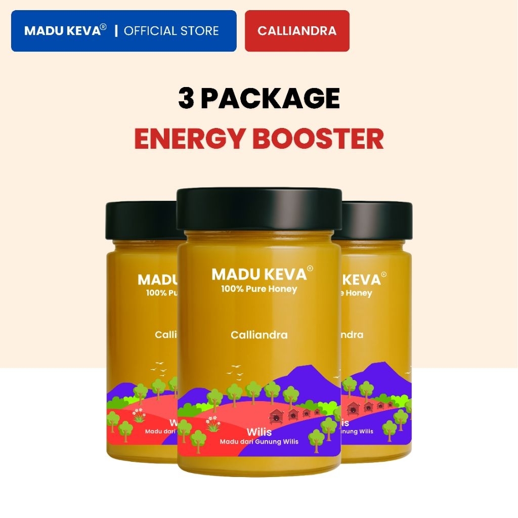 

Madu Keva Calliandra Asli Wilis Jawa Timur 500gr Bundle - Madu Murni