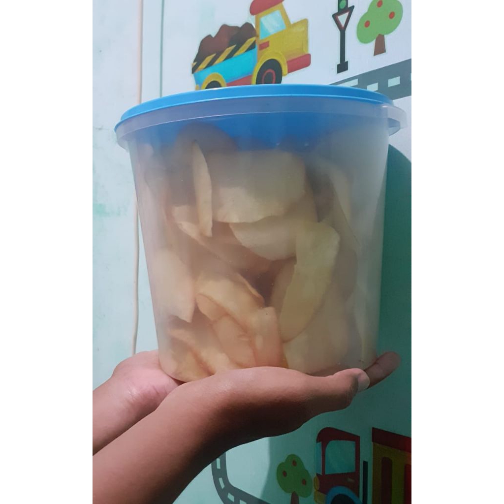 

PROMO 1 TOPLES KERIPIK SINGKONG UKURAN 5 LITER DIJAMIN RENYAH