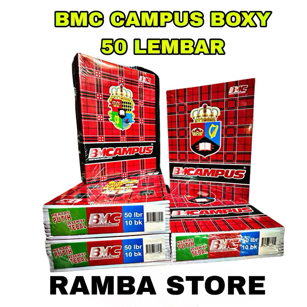 

Buku BMCAMPUS BOXY 50 Lembar (1pack/10pcs)