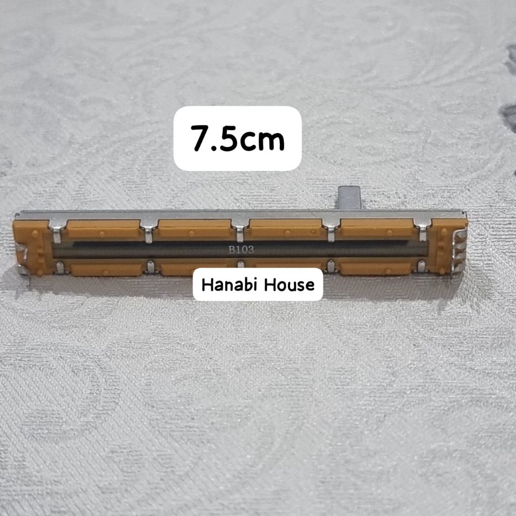 Potensio Mixer Geser 10k 7.5cm Hitam 7,5 cm