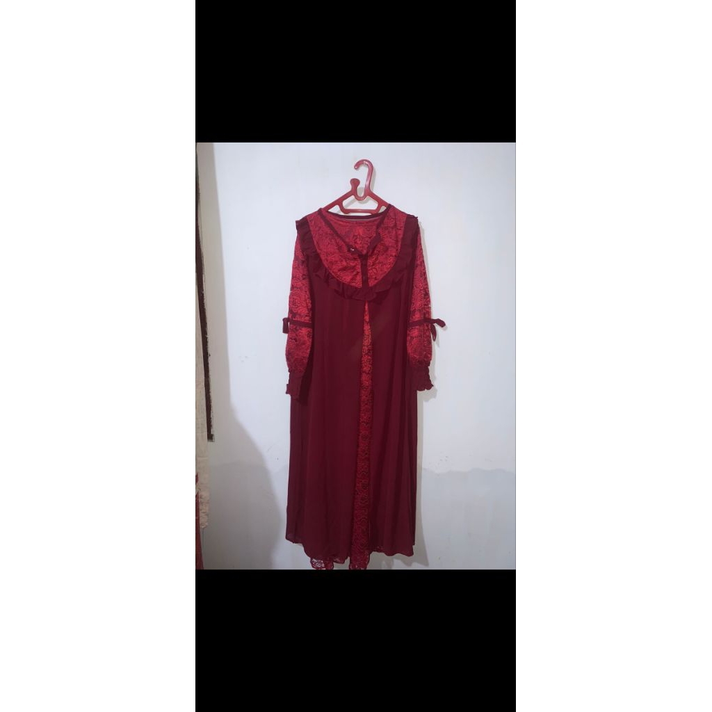 gamis brokat preloved