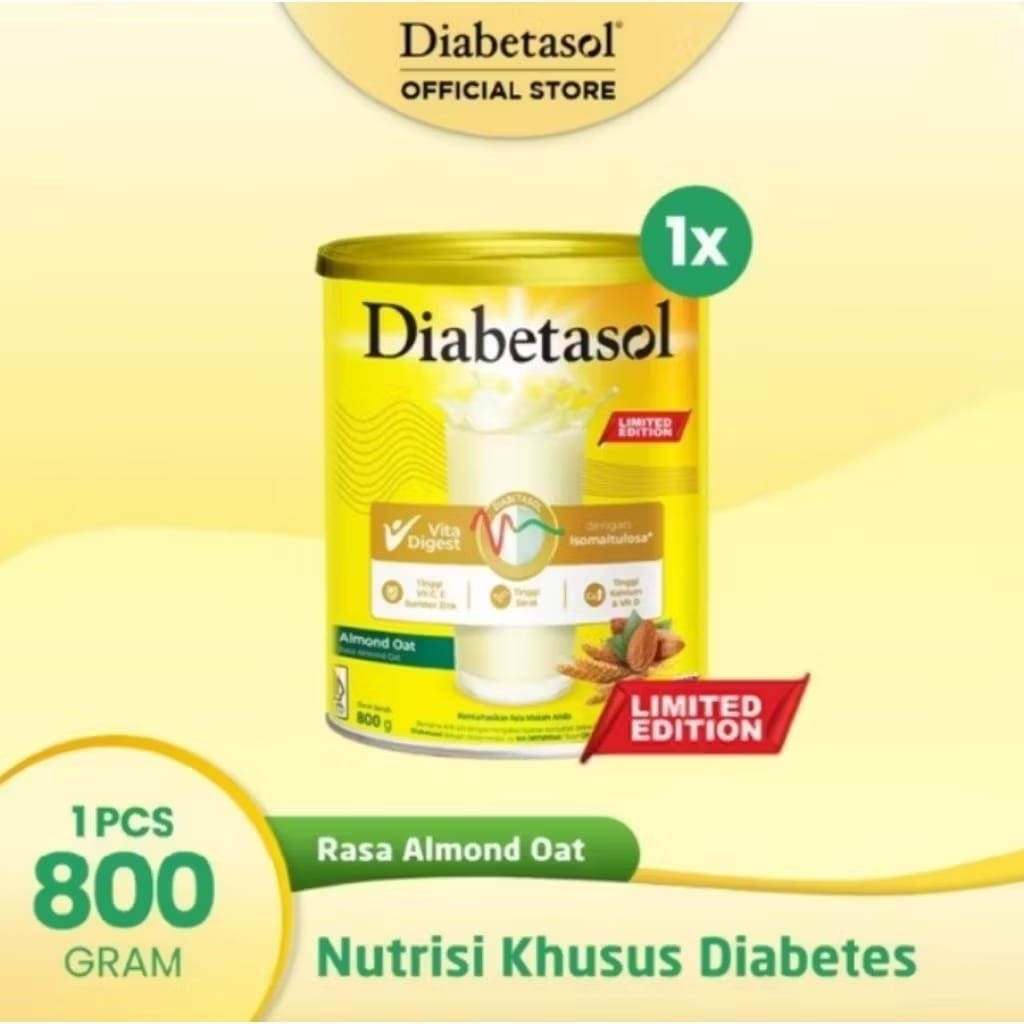 

diabetasol almond oat 800gr