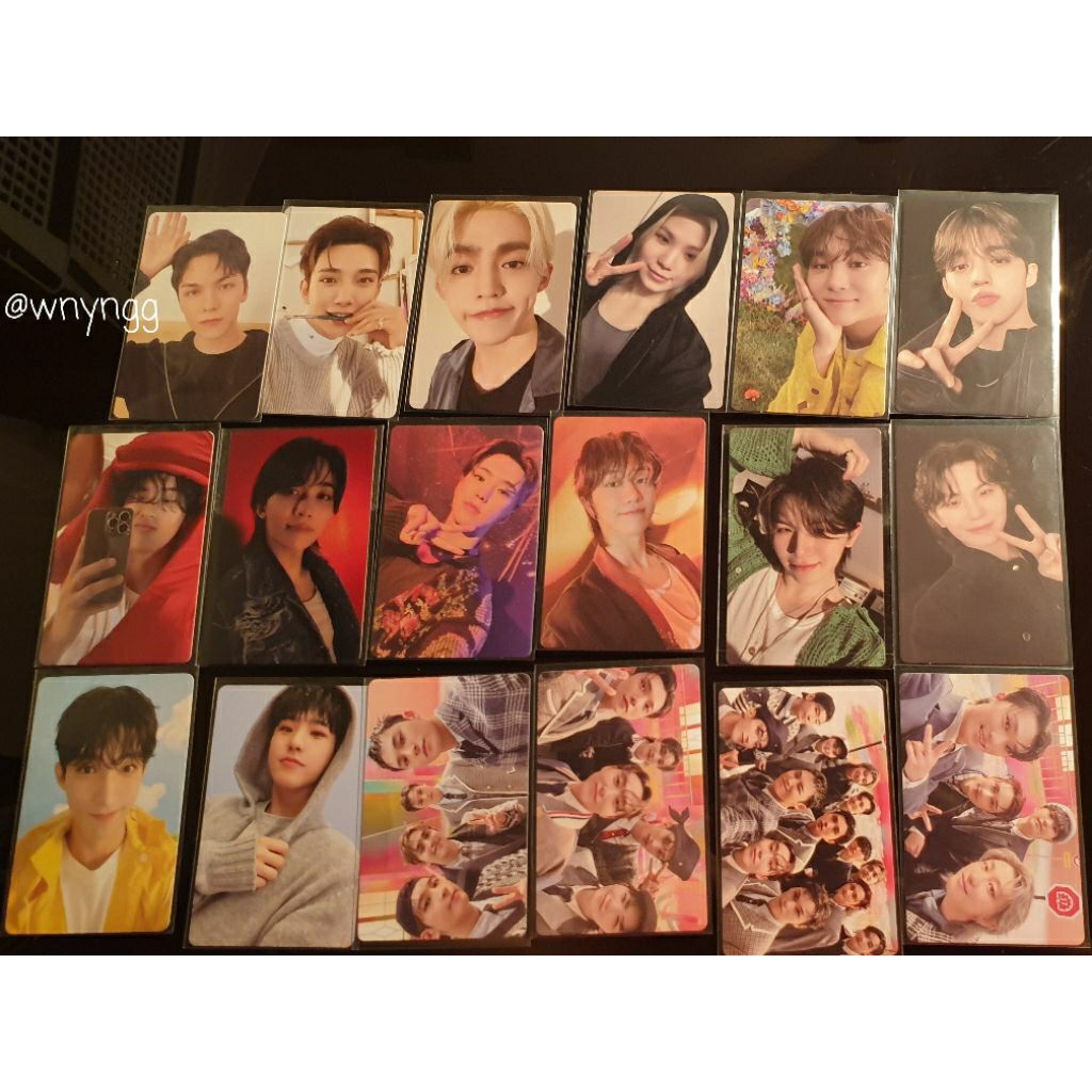PC official photocard seventeen scoups jeonghan joshua jun hoshi woozi the8 mingyu dk seungkwan vern
