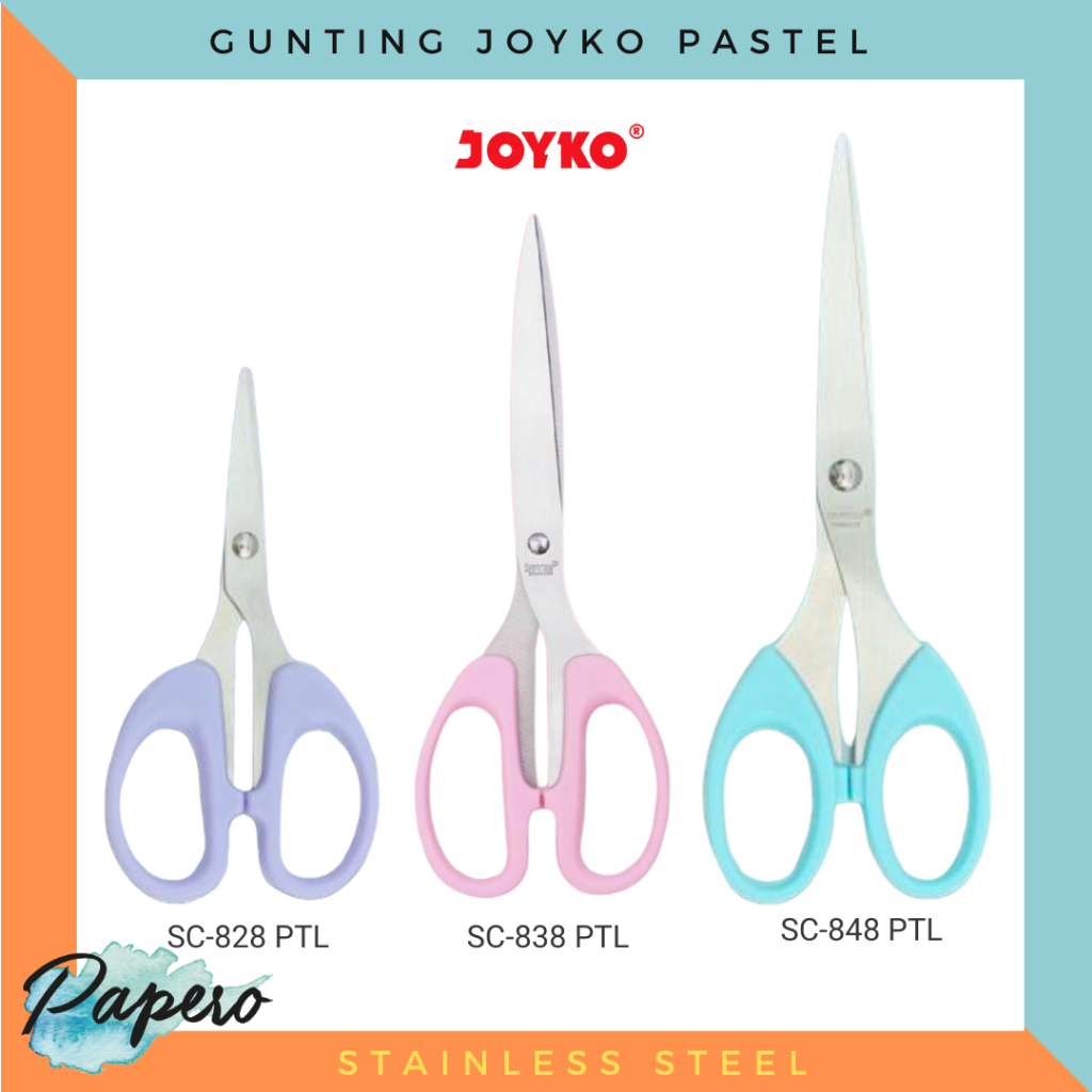 

Gunting / Scissors Pastel Stainless Steel Joyko