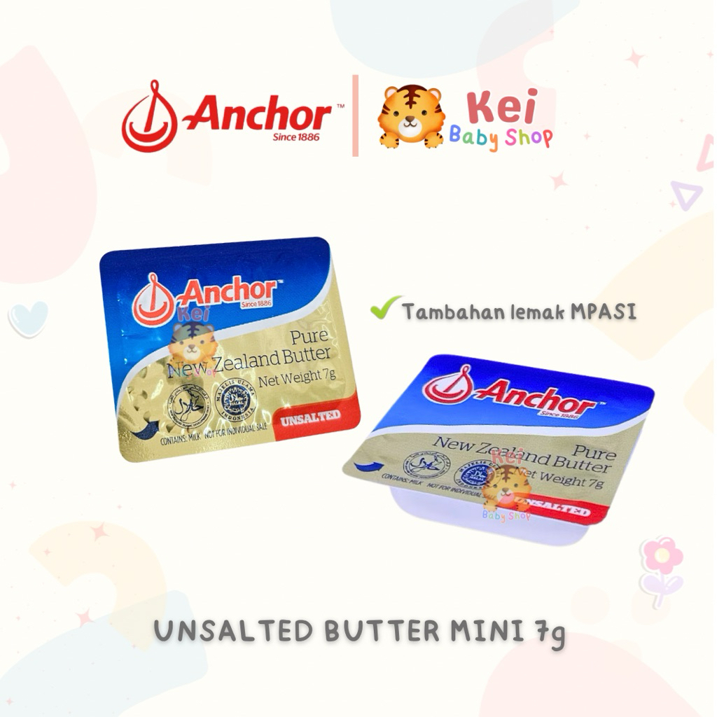 

Anchor Unsalted Butter 7g Mini / Butter MPASI