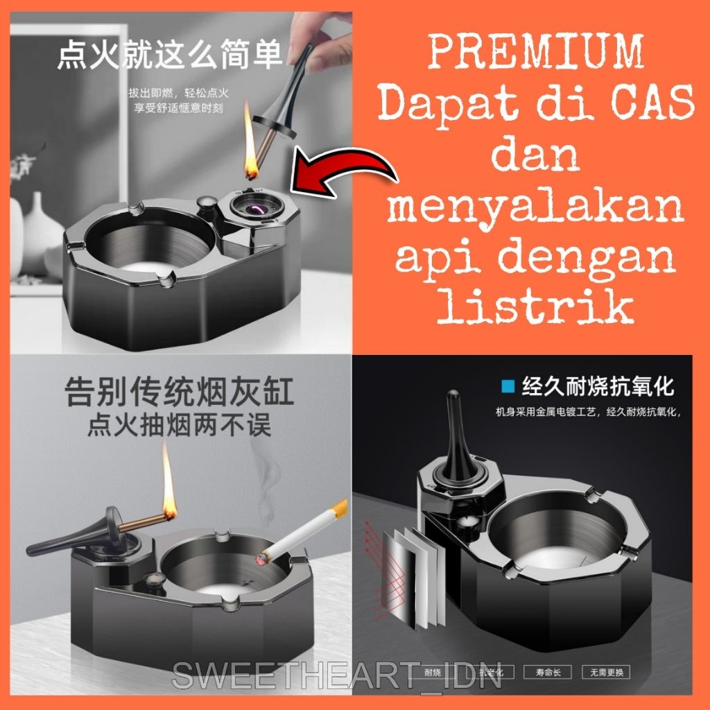 Asbak Korek Gesek HONEST