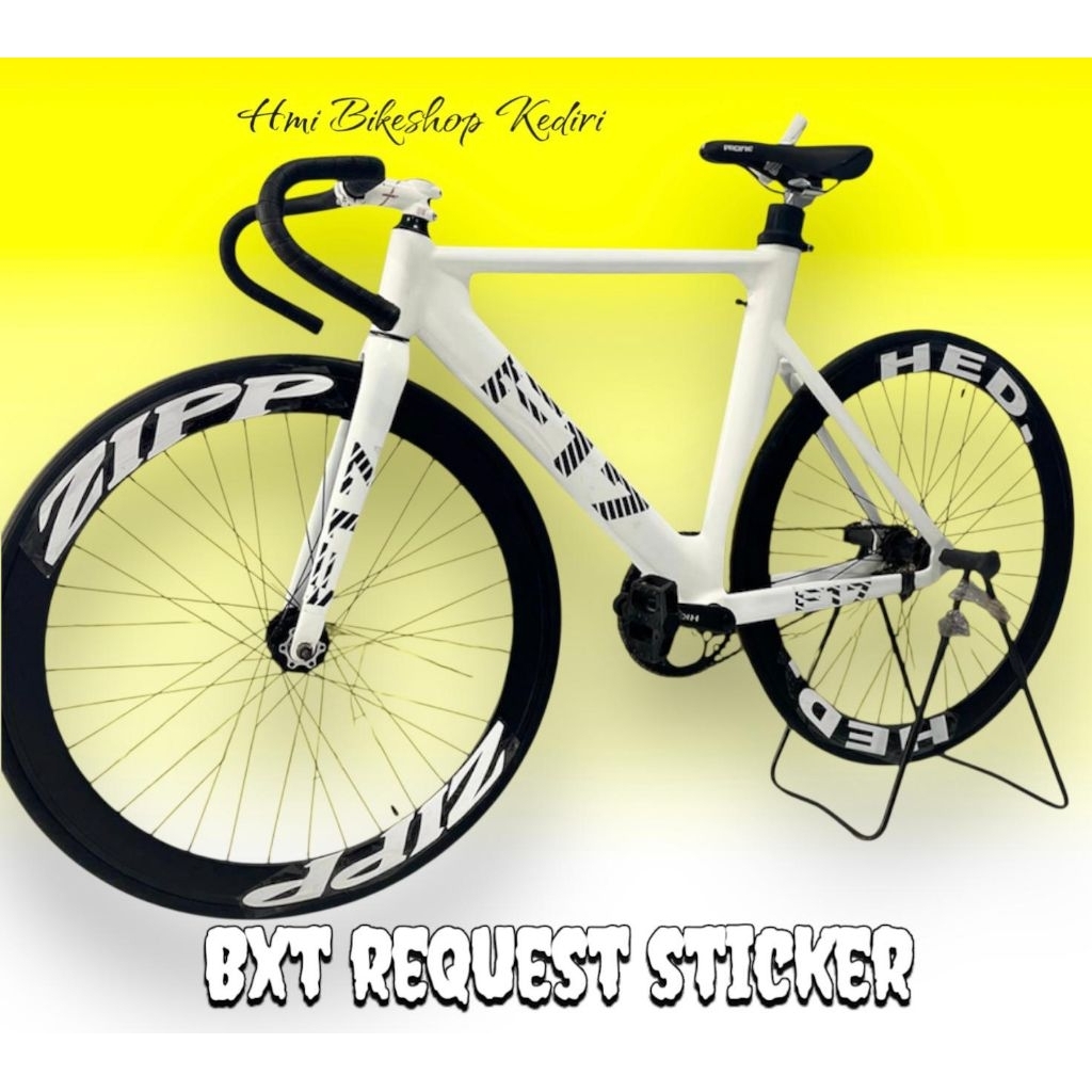 Sepeda fixie BXT sticker F17 bisa request