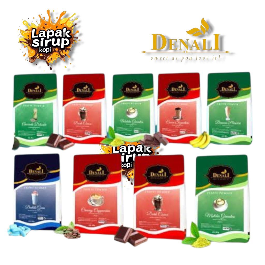 

Denali powder semua rasa 800 gram - bubuk minuman merk denali