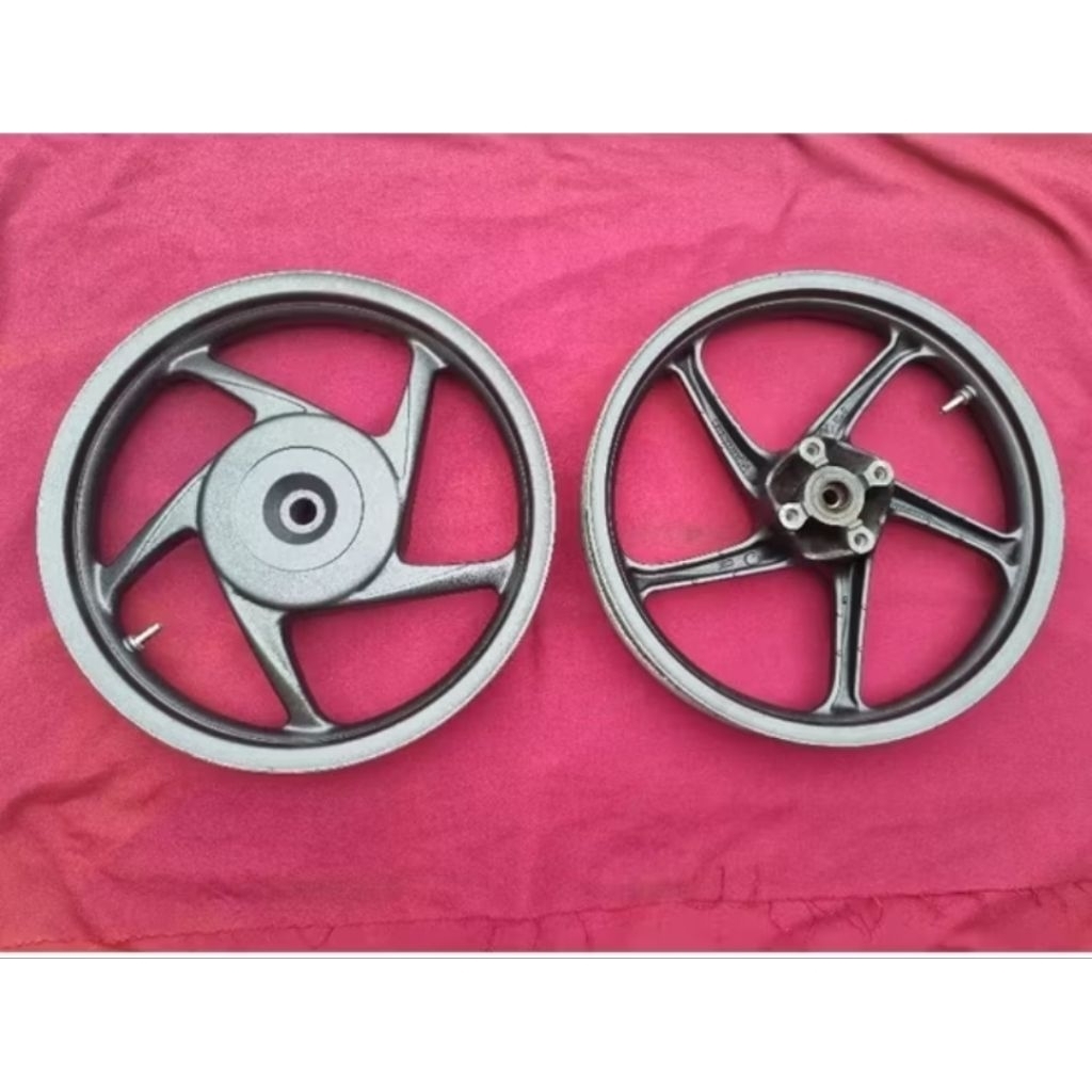 VELG PELEK DEPAN BELAKANG MOTOR HONDA BEAT KARBU, VARIO, SCOOPY, BEAT FI COPOTAN ORIGINAL