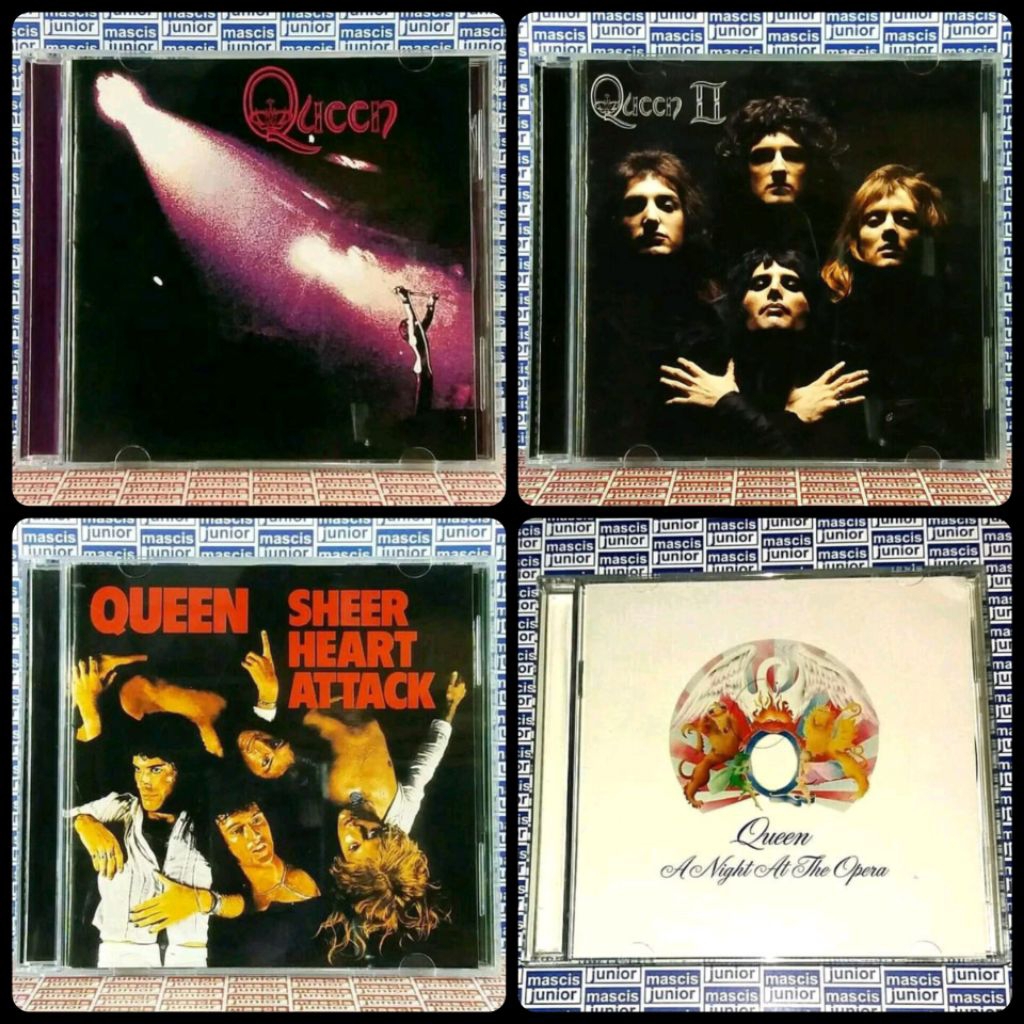 CD QUEEN - Sheer Heart Attack A Night at the Opera A Day at the Races News of the World Jazz The Gam