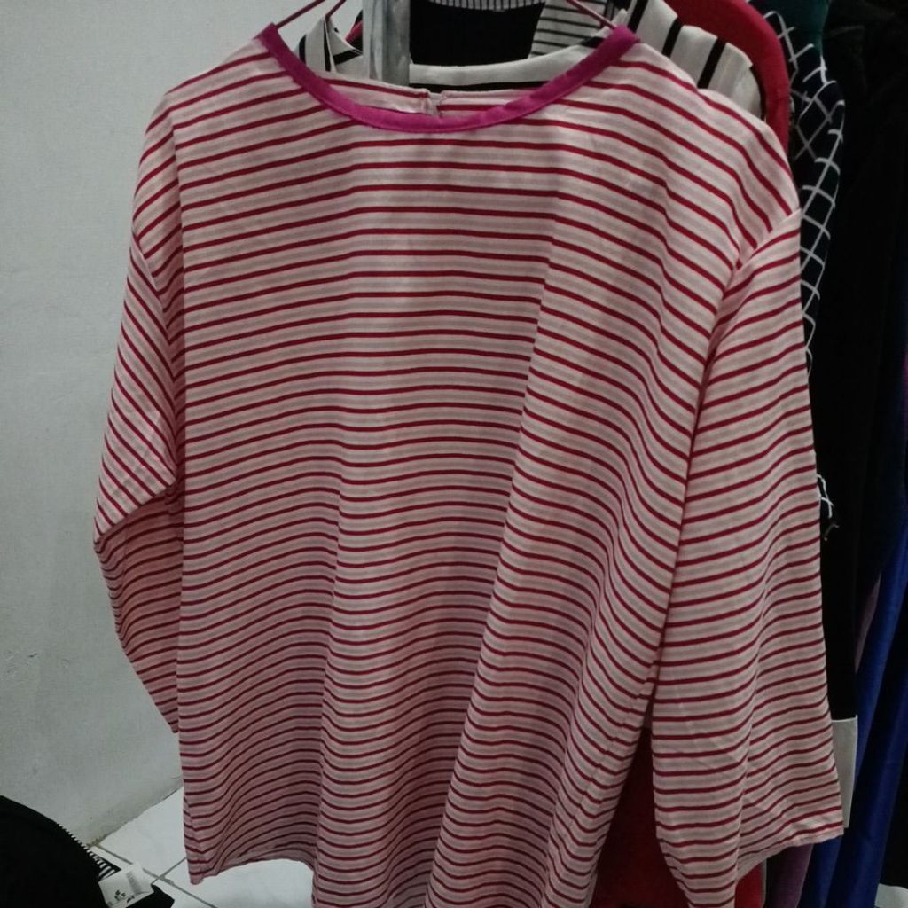 salur baju bahan katun dan kaos