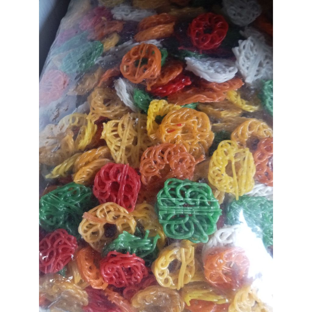 

1KG/500GR Kerupuk Seblak/Kerupuk Mawar Mentah