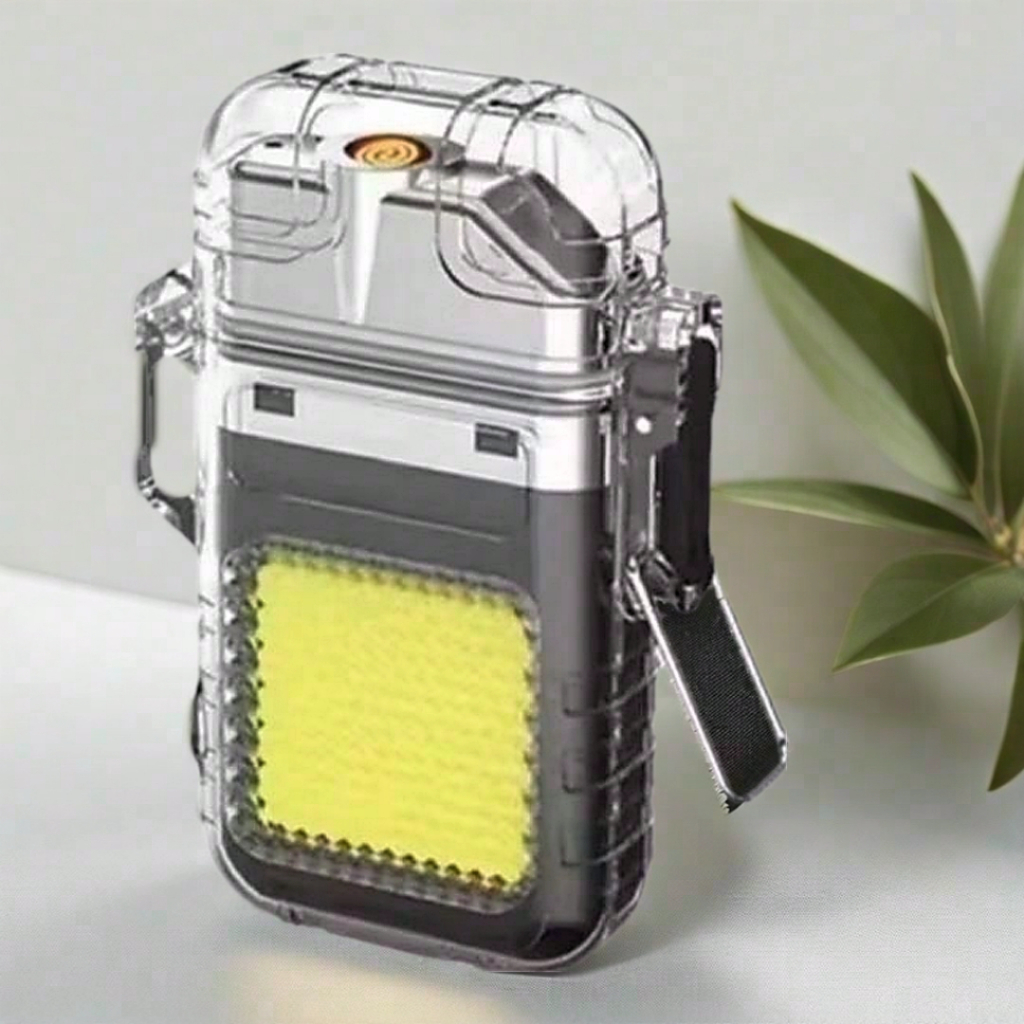 Electric Korek + Senter Emergency lampu korek gantungan konci