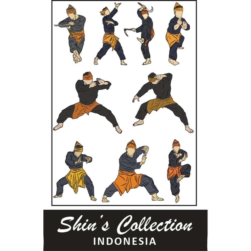 

Sticker stiker Pencak Silat cartoon 1 pc