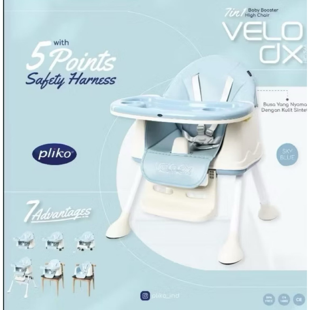 pliko baby chair velo dx