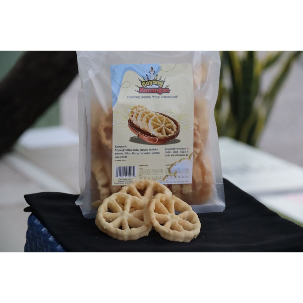 

Kembang Goyang Goyang Kenangan – Camilan Khas Betawi, Renyah & Tanpa Pengawet 260gr