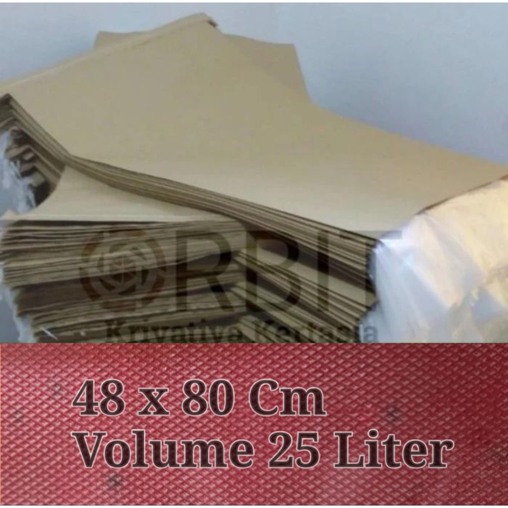 

Karung Kertas 25 Kg Tepung 3 Lapis Plus Inner Plastik PE Tipe Jahit Bawah