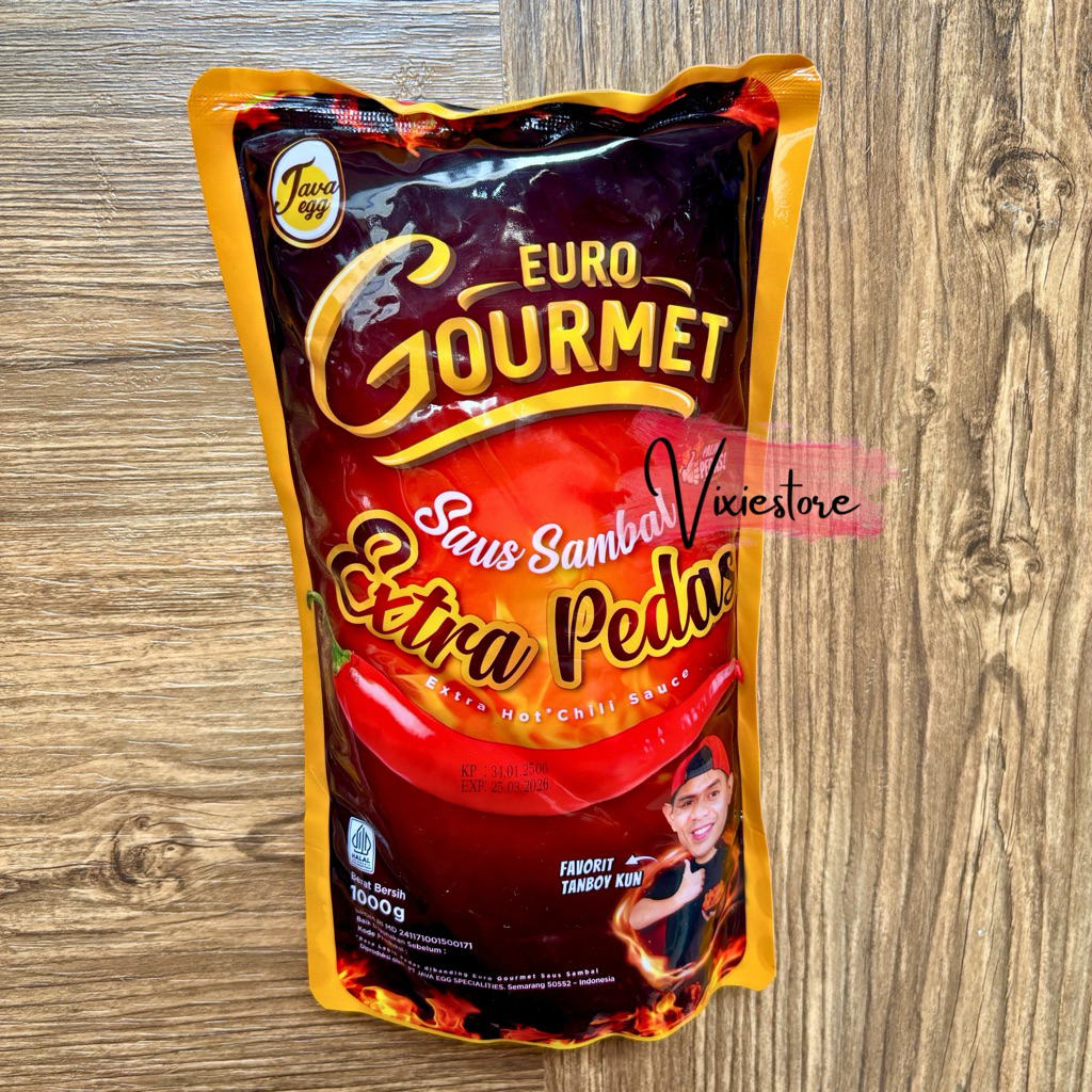

Euro Gourmet Saus Sambal Extra Pedas 1kg