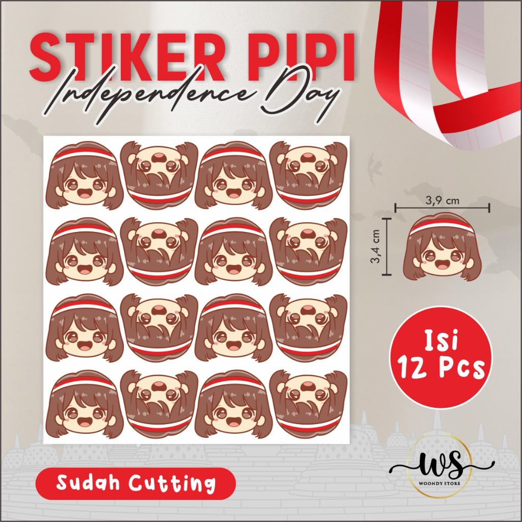 

STIKER PIPI AKSESORIS UNIK SPESIAL KEMERDEKAAN INDONESIA CEWEK