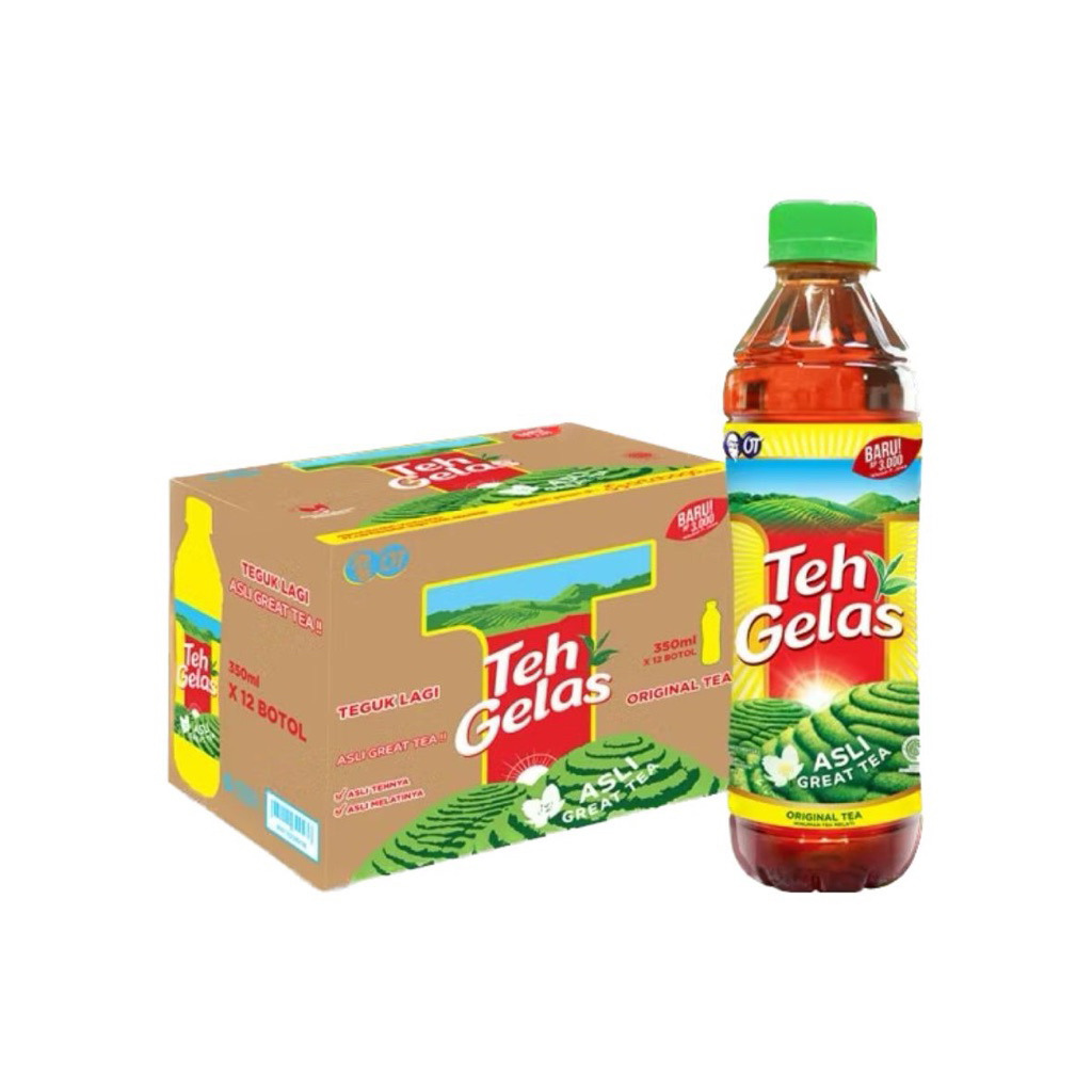 

Teh Gelas PET - Original 350ml - [1 Karton Isi 12 Pcs]