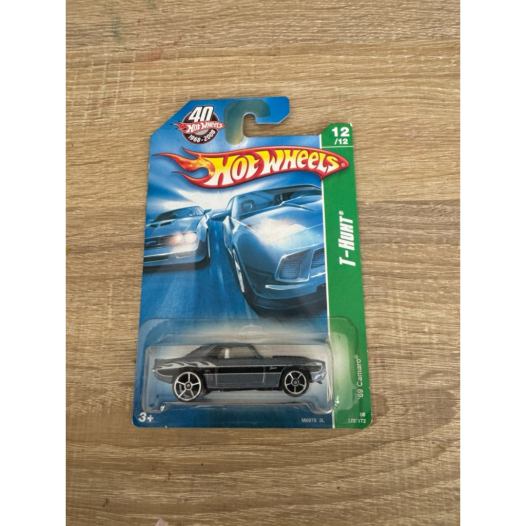 69 camaro reguler treasure hunt hot wheels 2008