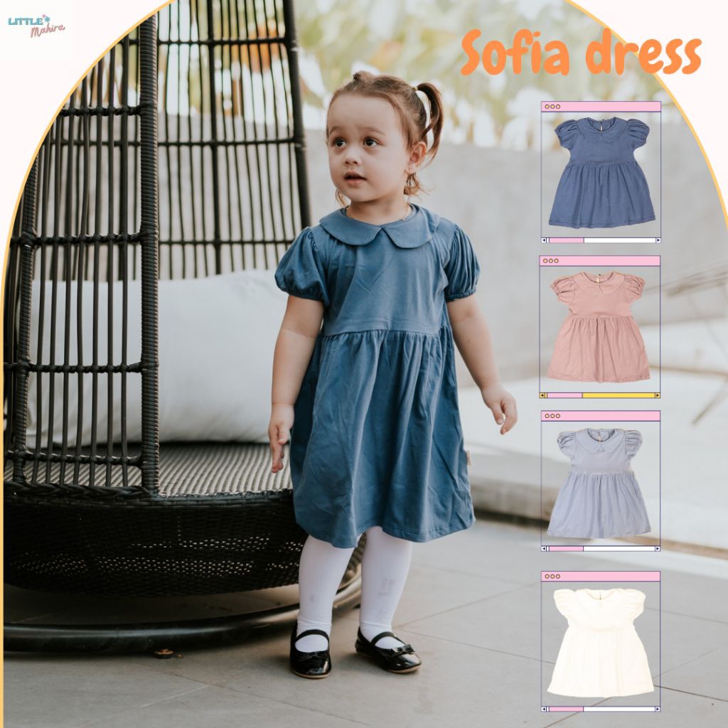 dress resmi anak Sofia dress
