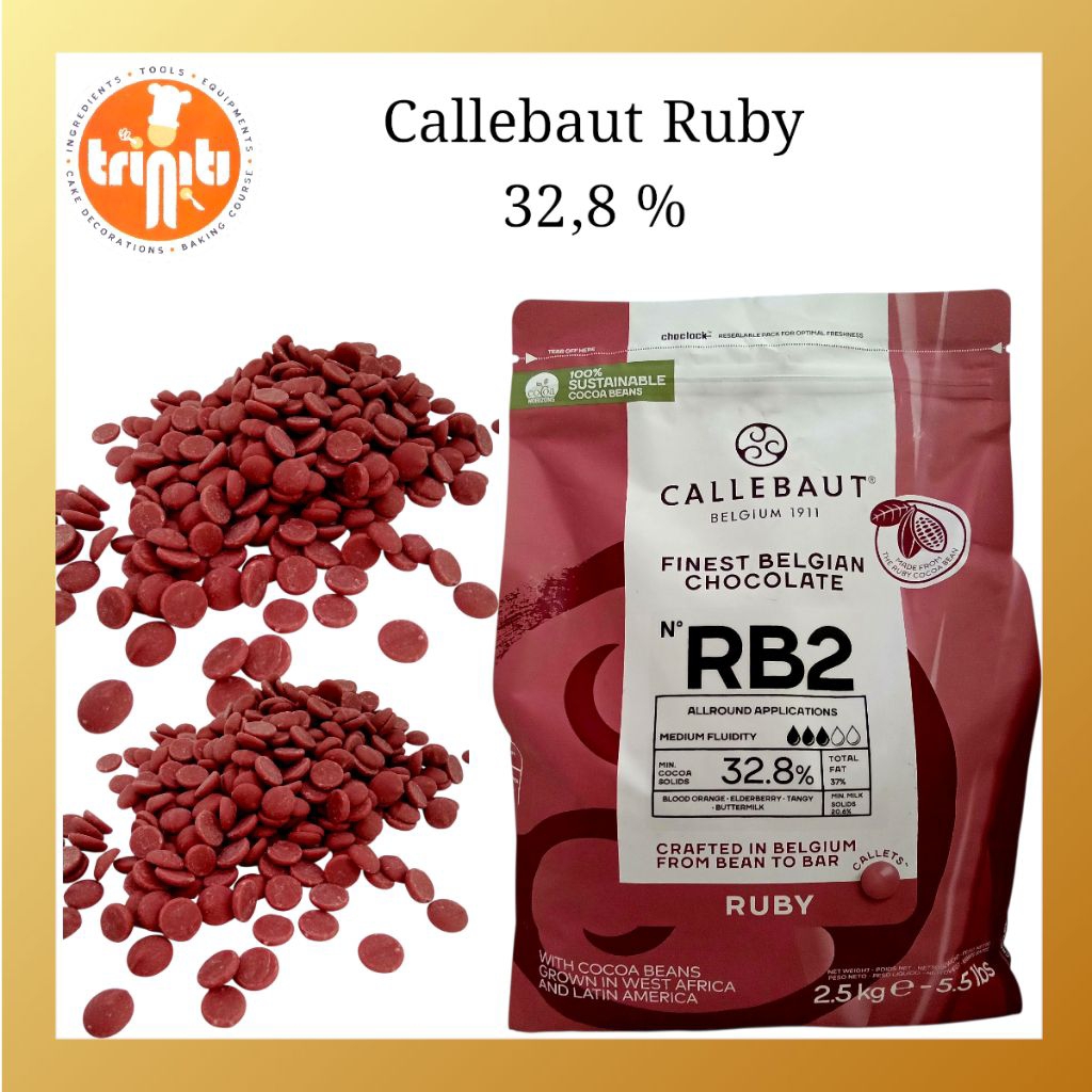 

Callebaut Coverture Ruby 32,8 % Repack 250 Gram