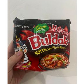 

Samyang stew type Buldak hot chicken flavor ramen / samyang mi instan kuah rasa ayam pedas sachet 145g