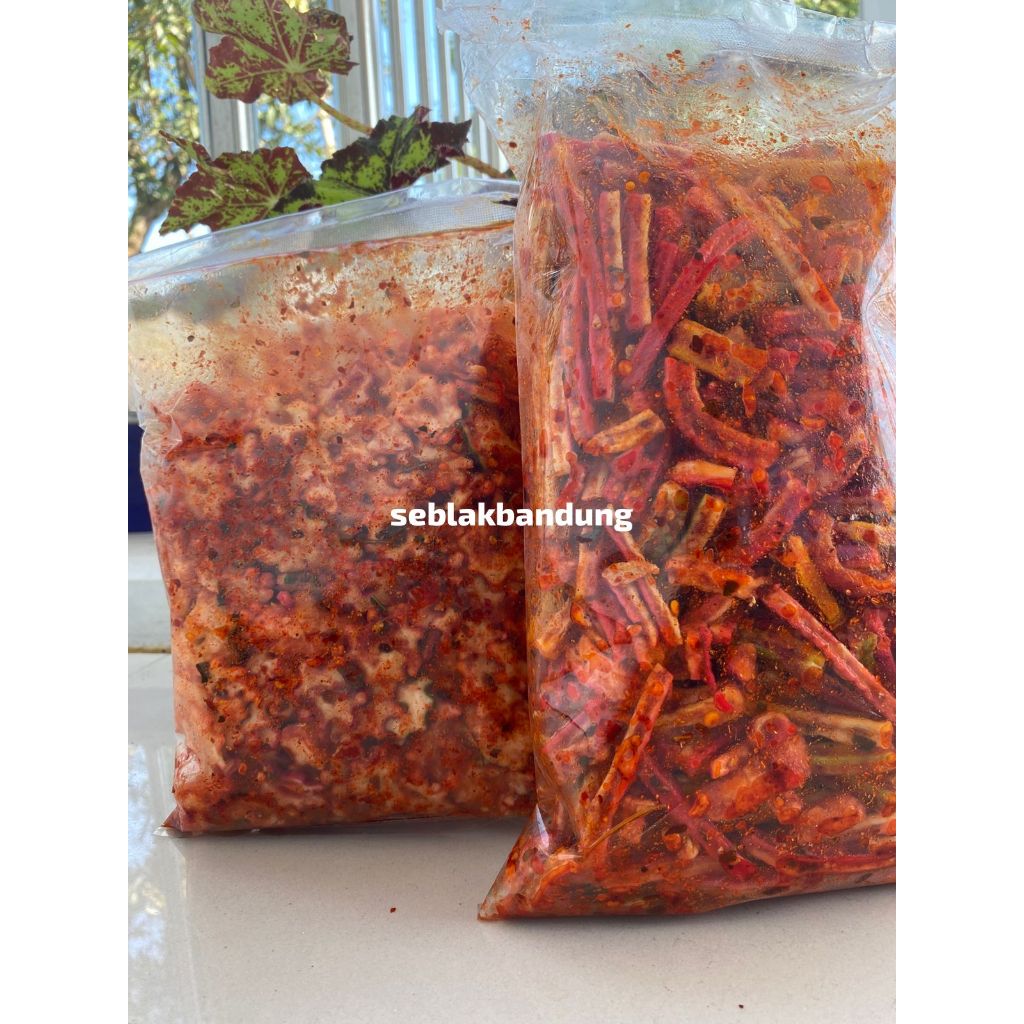 

PAKET HEMAT[BUNDLING 2PCS] SEBLAK KERUPUK JAAT BETON+SEBLAK KERUPUK BINTANG PEDAS DAUN JERUK