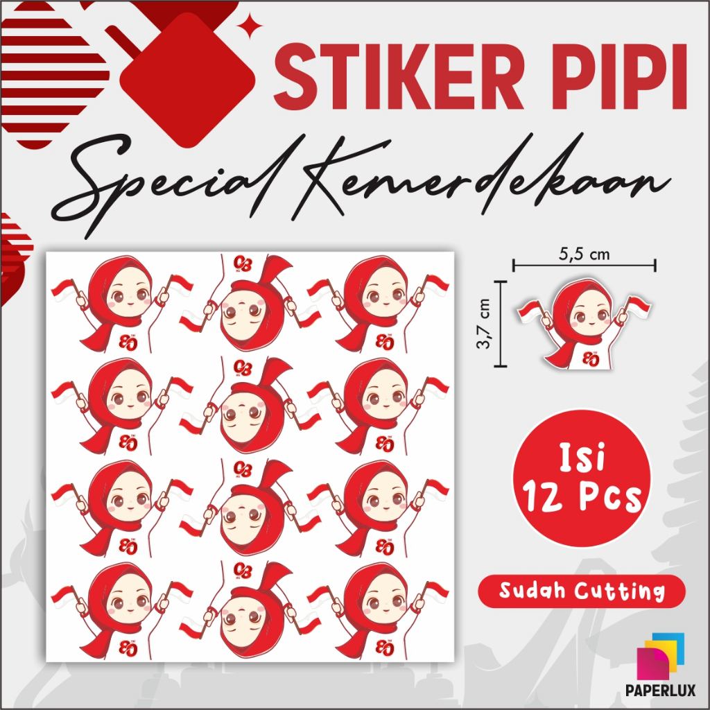

STIKER PIPI MERAH PUTIH READY STOCK MURAH - TEMPELAN PIPI MERAH PUTIH AGUSTUSAN [CEWEK BENDERA]