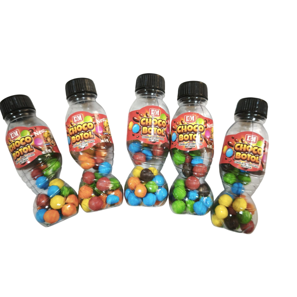 

Permen Coklat Cokelat Butiran Botol Warna Warni Viral