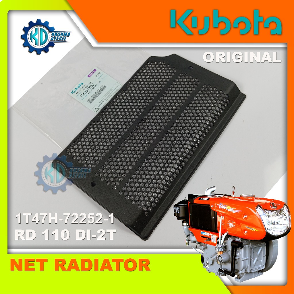 NET RADIATOR RD 110 2T - TUTUP - COVER  RADIATOR - COVER SARANGAN - SARINGAN - SPAREPART DIESEL KUBO