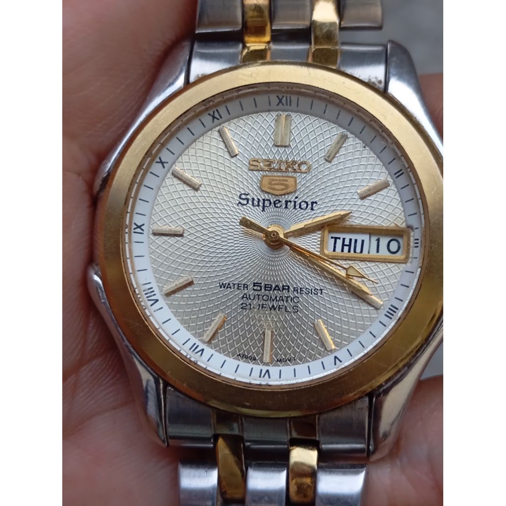 jam tangan seiko 5 superior automatic second preloved original