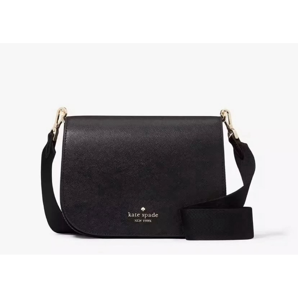 tas ks madison saddle bag saffiano black