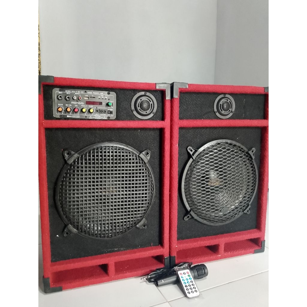 SPEAKER AKTIF BLUETOOTH 1 PASANG 12 INCH, SPEAKER AKTIF SUBWOOFER BASS MANTAP
