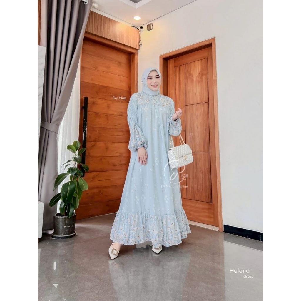 DYN-HELENA DRESS BY DYN CLOTHINGLINE/GAMIS DYN CLOTHINGLINE TERBARU/DYN CLOTHINGLINE ORIGINAL