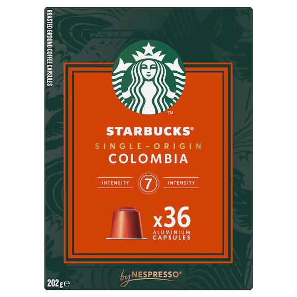 

Starbucks Single Origin Colombia Coffee Capsules 36 Pack 202 gr