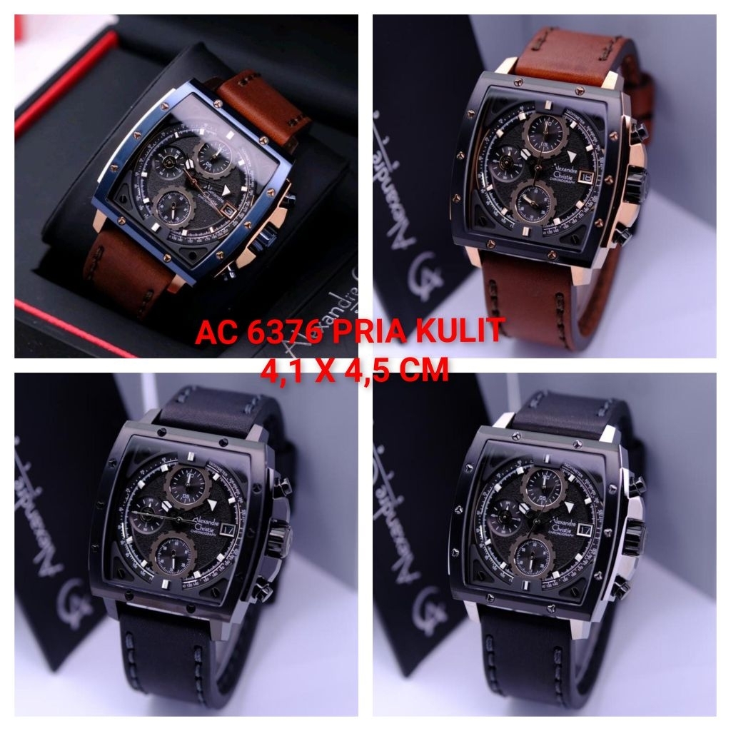 ALEXANDRE CHRISTIE PRIA AC 6376/AC 6618 / AC 6616/ AC 6182 KULIT ORIGINAL GARANSI/ALEXANDER CRISTIE 