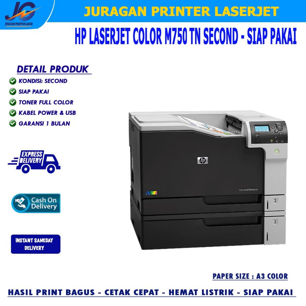 HP Color LaserJet M750tn A3 Warna | Printer Laser Profesional untuk Kantor & Percetakan