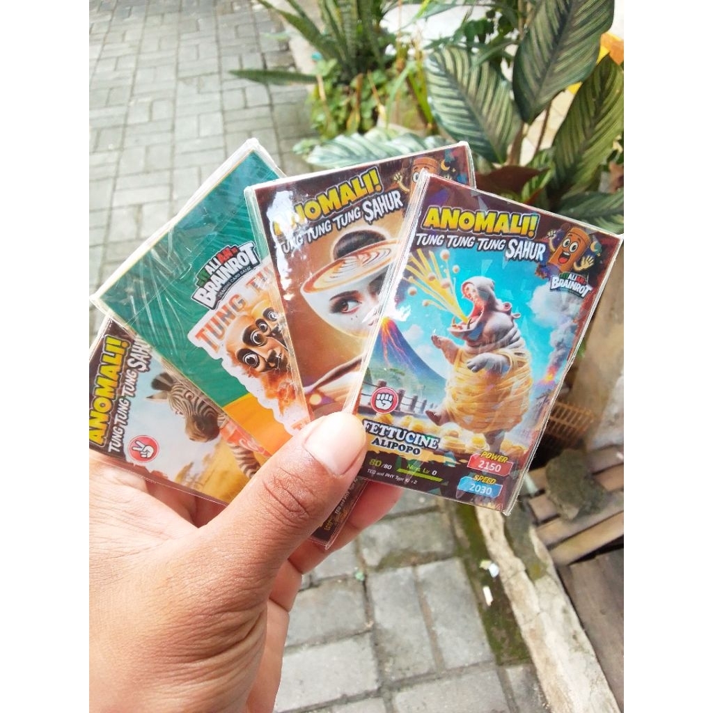 

4 Sachet Kartu Tung Tung Sahur ( isi per sachet -+10 lembar )