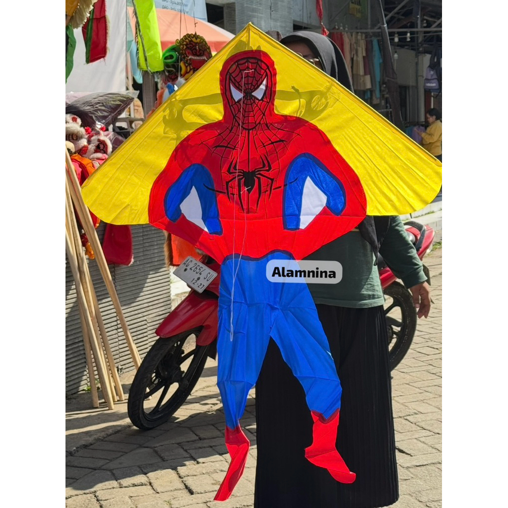 layangan kain layangan karakter layangan