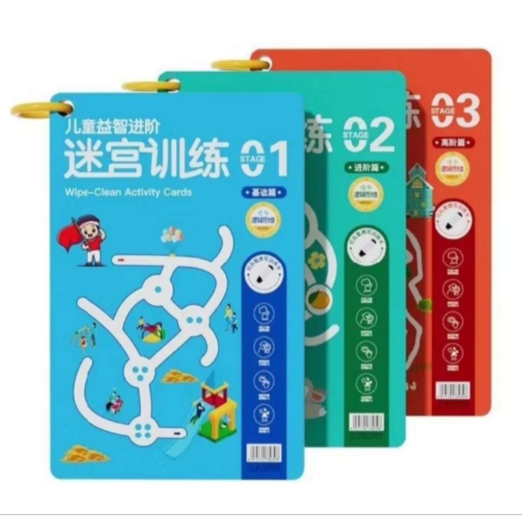 

Buku Aktivitas Anak, Reusable Writing Book