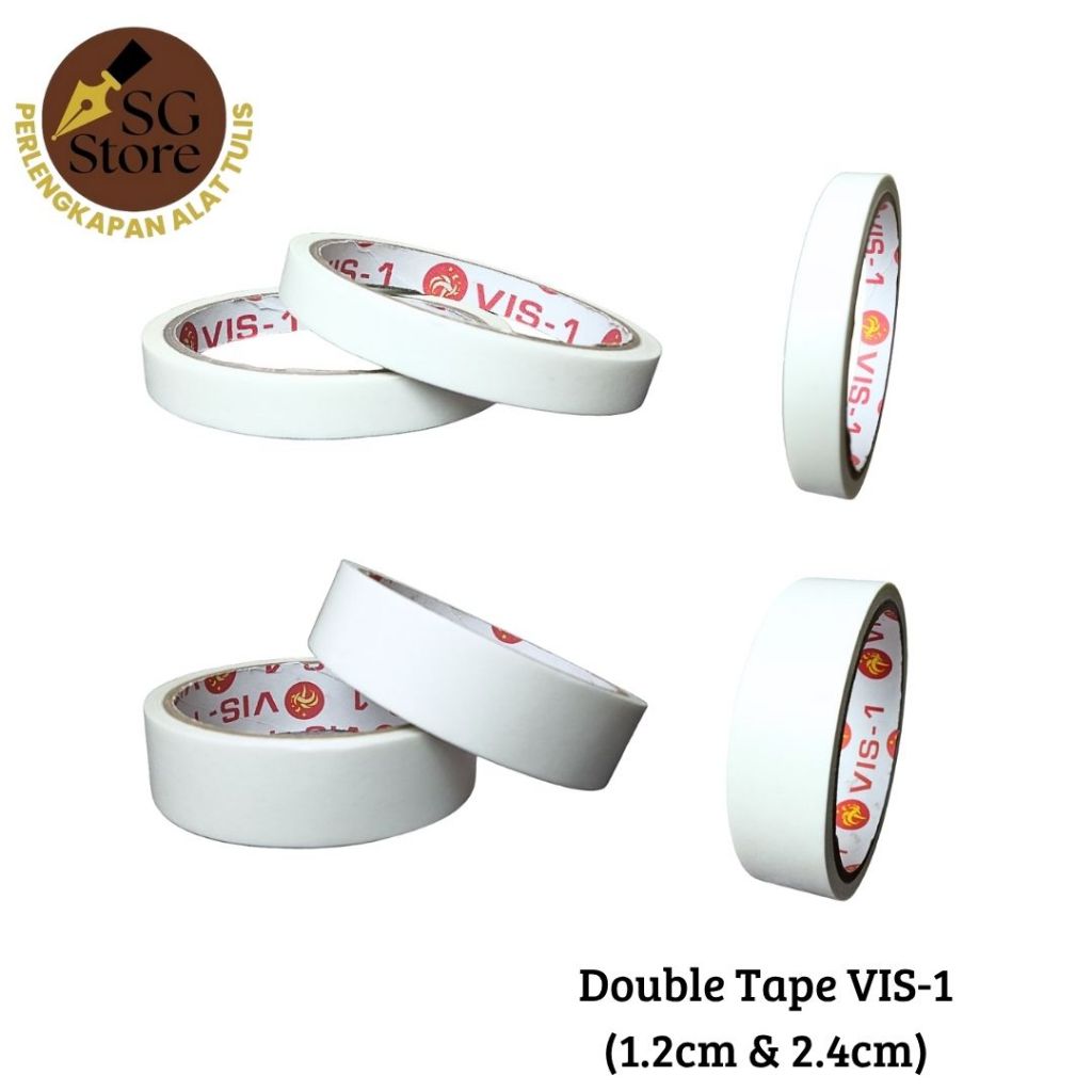 

Lakban OPP Tape / Isolasi Double Tape Tape 12mm - 24mm x 7 meter