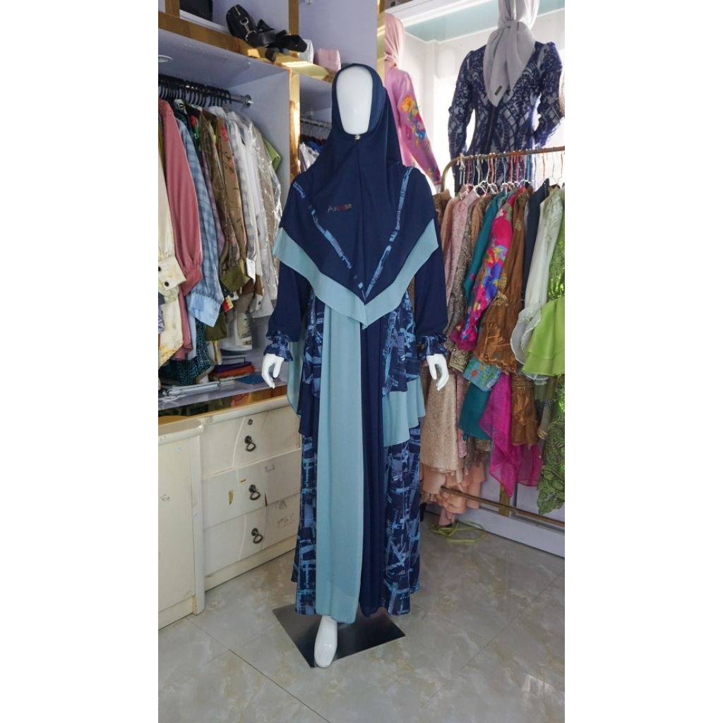 READY Gamis Syari Premium by Annisa Syari - Gamis All size bahan ceruty
