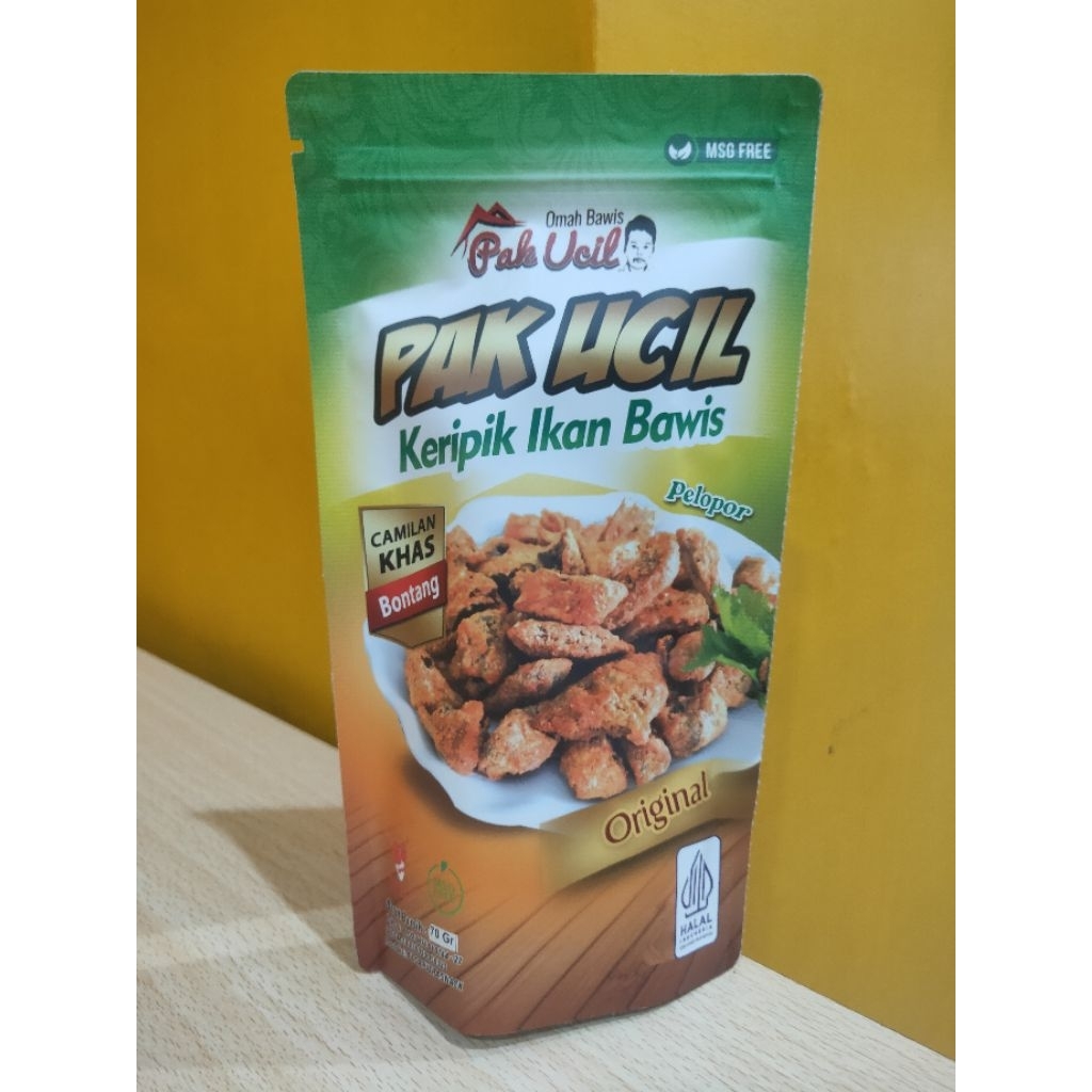

Keripik ikan bawis - Pak ucil