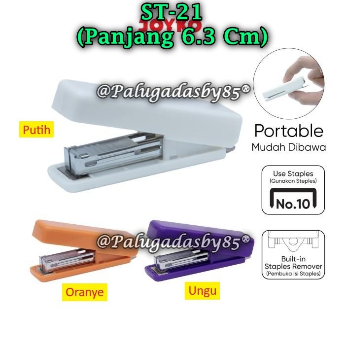 

(1 Biji) GROSIR Stapler JOYKO ST-21 BISA PILIH WARNA / Stapler Stepler Jepretan Joyko ST-21 (1 Biji)